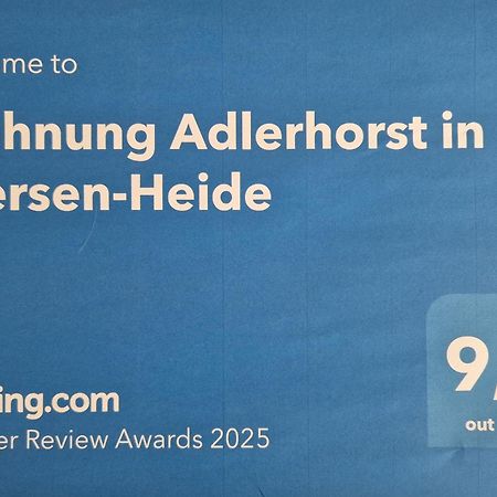 Wohnung Adlerhorst In Eversen-Heide Eksteriør bilde